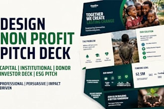 design top notch sponsorship proposal, franchise proposal deck or vc funding
