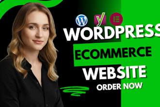 build wordpress website design and redesign ecomerce website development