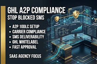 fix gohighlevel a2p 10dlc compliance and ghl whitelabel for saas