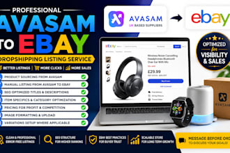 listing winning dropshipping product from avasam to ebay mercado libre migration