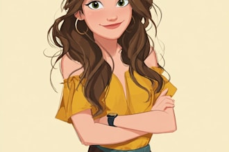do disney cartoon portrait