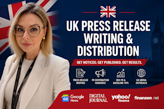 write and distribute UK press release submit press releases to UK news sites