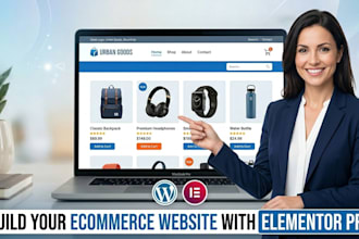 build and customize an ecommerce website with elementor pro