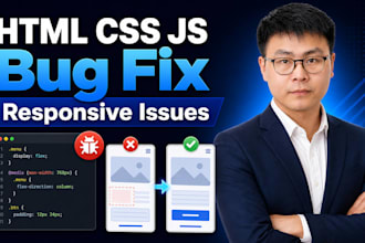 fix html css javascript bugs