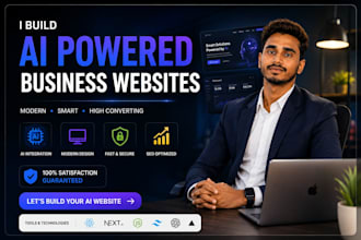 build ai powered business website