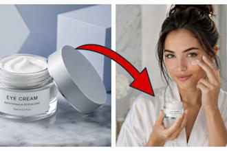 design professional model photos for skincare beauty brands