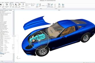 design and fix car model mechanical part in fusion 360 for 3d printing stl step