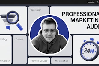 provide a professional marketing audit and ai growth teardown