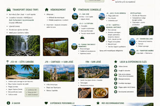 design a full personalized travel plan