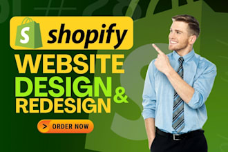 design or redesign your shopify store and online store