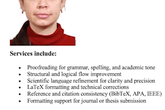provide postdoc level proofreading and editing for academic manuscripts
