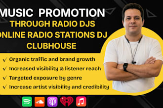 be your music promoter to online radio college radio stations
