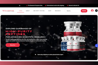 build research peptide website peptide website woocommerce peptide sarms store
