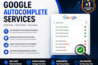boost your google autocomplete ranking and suggestions