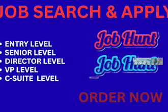do job search and work as a job search application assistant