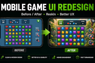 redesign your mobile game UI UX