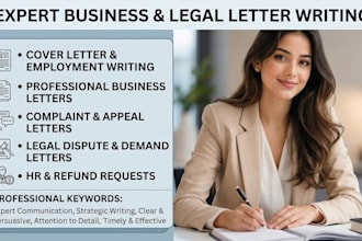 write eviction notice, legal letter, and court ready documents within 24 hours