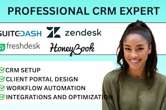 setup client portal suitedash zendesk freshdesk honeybook knack expert