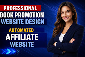 design ebook author website child book website amazon affiliate website redesign