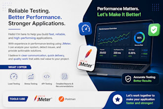 do performance testing using jmeter for your API or website