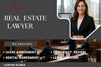 draft and review your real estate contracts, lease agreement, property disputes