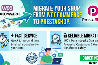 migrate woocommerce to prestashop