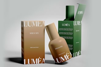 design cosmetic, skincare and beauty product packaging design