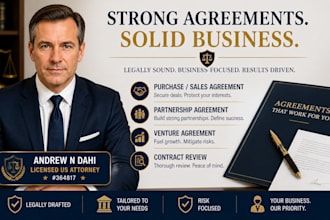 draft a professional joint venture or venture agreement