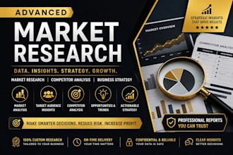 conduct comprehensive market research for your startup business