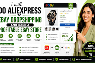 do aliexpress to ebay dropshipping and build a profitable ebay store