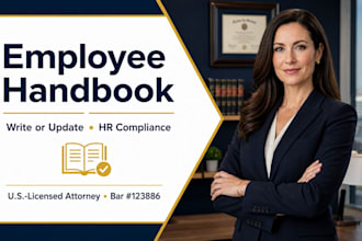 write or update a comprehensive, compliant US employee handbook