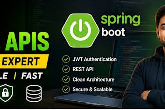 develop secure spring boot rest API with jwt authentication