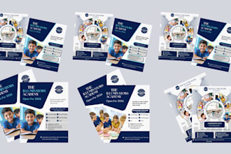 business card, educational poster and others canva