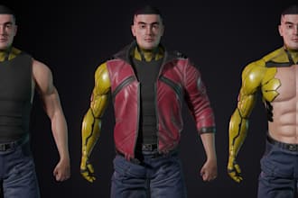 stylized 3d game character realistic 3d character modeling for unity mobile game
