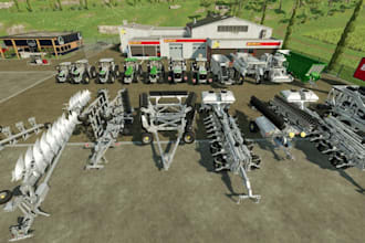 create custom farming simulator maps and tractor for farming