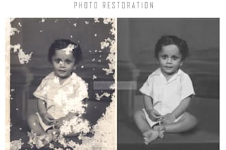 restore old photos, repair and colorize