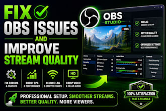 fix obs issues and improve stream quality