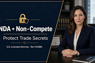 draft a highly enforceable non compete and non disclosure agreement