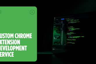 develop a custom chrome extension with ai integration