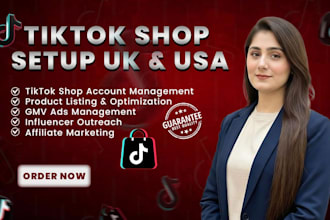 setup tiktok shop,tiktok affiliate and tiktokshop gmv ads
