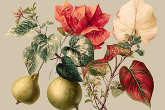 draw stunning botanical illustrations for your brand