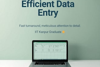 fast and accurate data entry and internet research