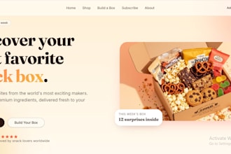 build a full website for your business and e commerce store