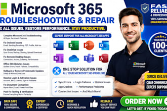 fix microsoft 365 outlook onedrive remote desktop errors fast