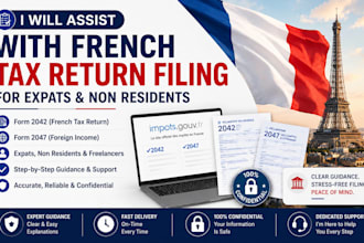 assist with french tax return filing for expats and non residents