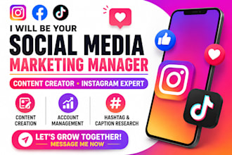 social media marketing manager content creator instagram social media marketing
