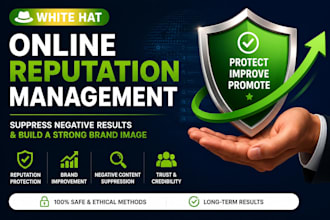 do online reputation management and suppress negative links