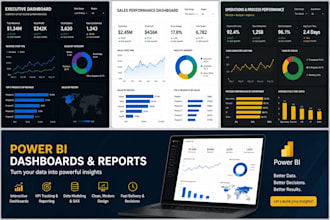 create professional powerbi dashboards and reports for your business