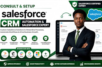 consult and setup salesforce CRM, automation, salesforce architect and developer
