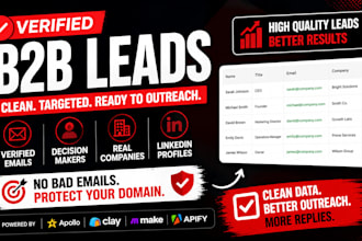 build a verified email list of decision makers
